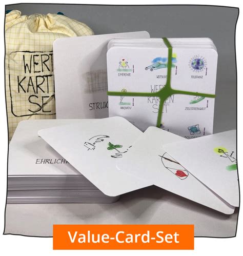 If a value card fits you well, click the green add + button to add a value to the orange deck. Value Cards for Coaching, Training & Consulting | Beate Mader