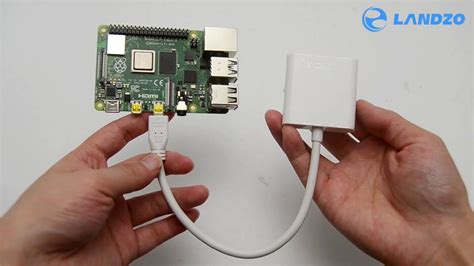 Raspberry Pi 4 Micro HDMI To VGA Adapter With USB YouTube