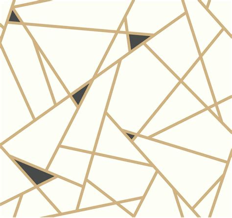 Update 52 White And Gold Geometric Wallpaper Super Hot Incdgdbentre