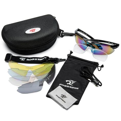 Men Women Eyewear Polarized Sunglasses Outdoor Uv400 Sports Camping Cycling Sun Glasses 5 Lens