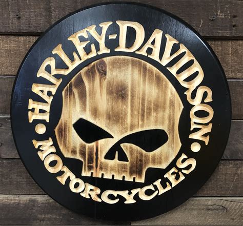 Harley Davidson Sign Wooden Pallet Crafts