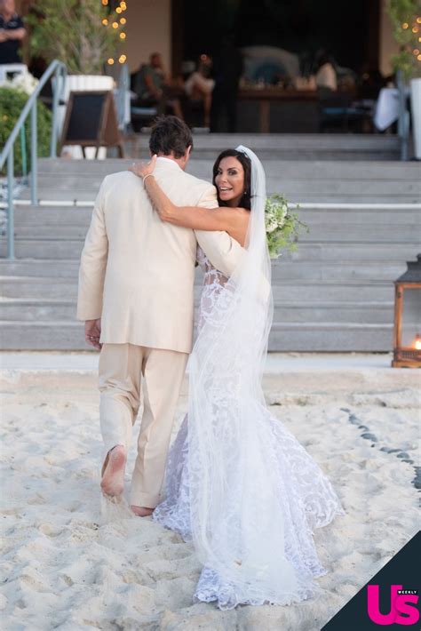 Inside Danielle Staubs Beachfront Wedding To Marty Caffrey Pics
