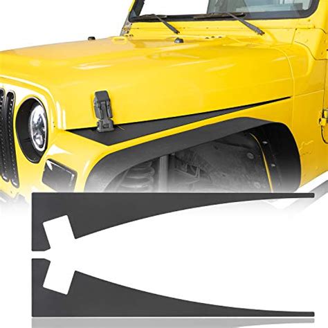 Hooke Road Tj Wrangler Top Fender Cover Compatible With Jeep Wrangler