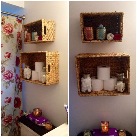 20 Baskets For Bathroom Shelves