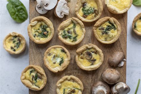 Spinach And Mushroom Mini Quiches A Better Choice
