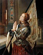 Jeanne d'Arc - N.M. Dyudin als Kunstdruck oder handgemaltes Gemälde.