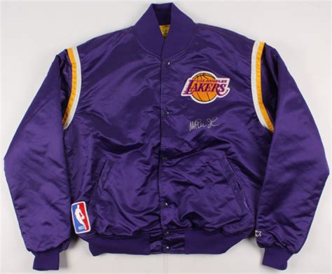 Shop the new 2020 la lakers championship jackets from the finals victory at the ultimate sports store. Unique Magic Johnson Signed Lakers original Starter Jacket ...
