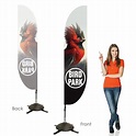 Medium Custom Feather Banners - Single or Double-Sided | Lush Banners