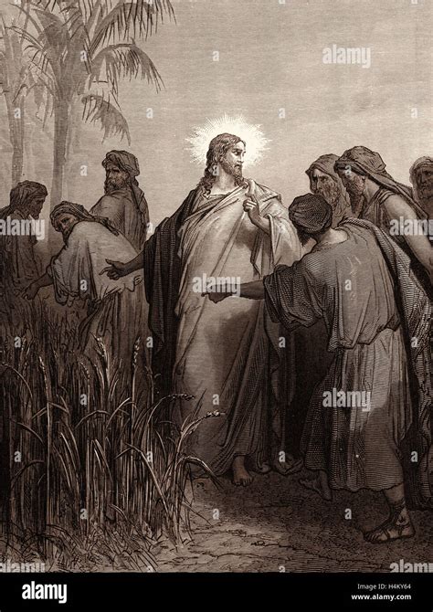 Jesus And His Disciples In The Corn Field By Gustave Doré 1832 1883