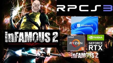 Infamous 2 Pc Gameplay Rpcs3 Emulator 2023 Youtube