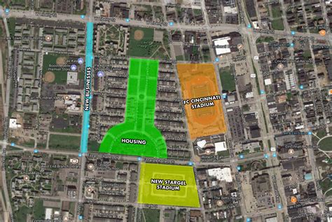 Map Heres How Fc Cincinnati Stadium Might Fit Into The West End