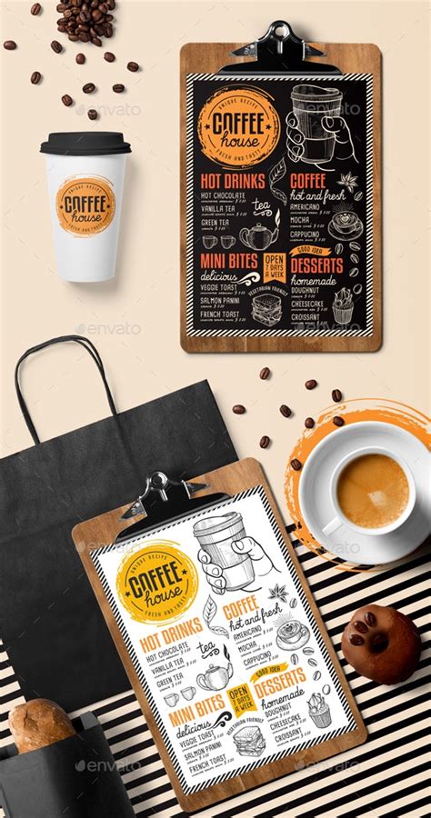 Coffee Menu Template Print Templates Graphicriver