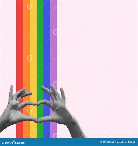 μονόχρωμα χέρια κρατώντας ουράνιο τόξο συμβολίζοντας την υποστήριξη της