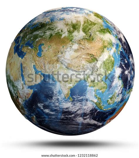 Planet Earth Map Elemente Dieses Von Der Nasa Bereitgestellten Bildes
