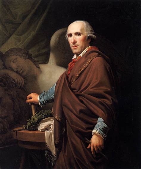 Portrait Of Antonio Canova By Lampi Johann Baptist Ii