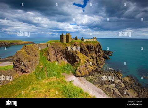Dunnottar Castle Great Britain Scotland Europe Sea Coast Cliff