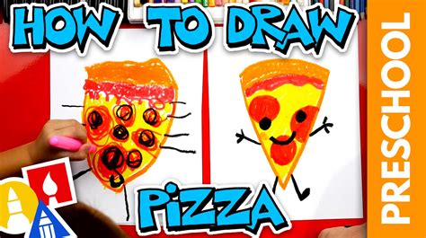 How To Draw Pizza Preschool Art For Kids Hub Artofit