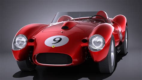 It was introduced at the end of the 1957 racing season in response to rule changes that enforced a maximum engine displacement of 3 litres for the 24 hours of le mans and world sports car championship races. Ferrari 250 Testa Rossa 1957 1958 3D Model in Old Cars ...