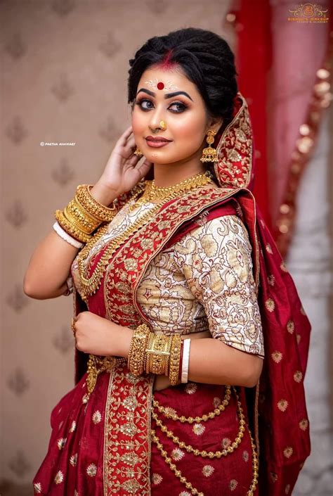 Bengali Bride Bengali Wedding Indian Bride Bengali Bridal Makeup Indian Bridal Fashion
