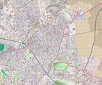 Mapas Detallados de Reims para Descargar Gratis e Imprimir