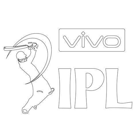 How To Draw Vivo Ipl Logo