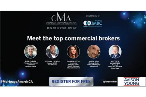 Meet The Top Commercial Brokers Canadian Mortgage Professional