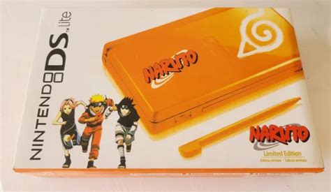 Rare Orange Nintendo Ds Lite Naruto Limited Edition In Crisp Retail Box