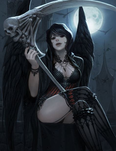Grim Reaper Juhyung Kang Female Grim Reaper Grim Reaper Grim Reaper Art