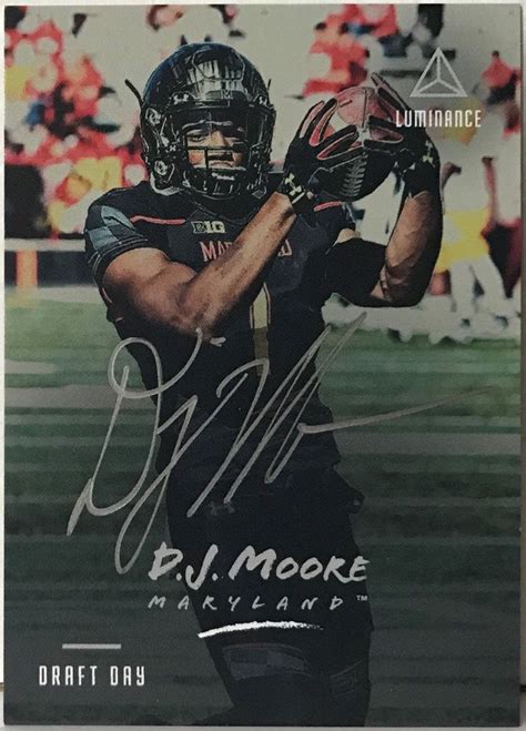Future Watch Dj Moore Rookie Football Cards Panthers