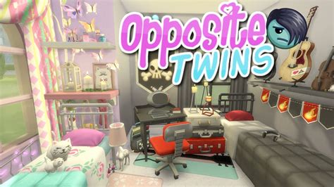 Experience fun family activities and personalise your household with. The Sims 4: PARENTHOOD OPPOSITE TWINS BEDROOM | Speed ...