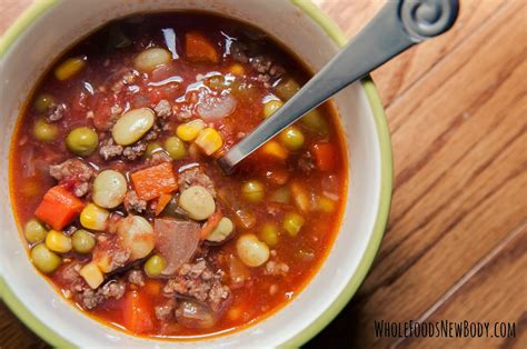 Add onion, apple and garlic and cook, stirring occasionally, until soft, about 5 minutes. Whole Foods New Body: {Crock Pot Vegetable Beef Soup}