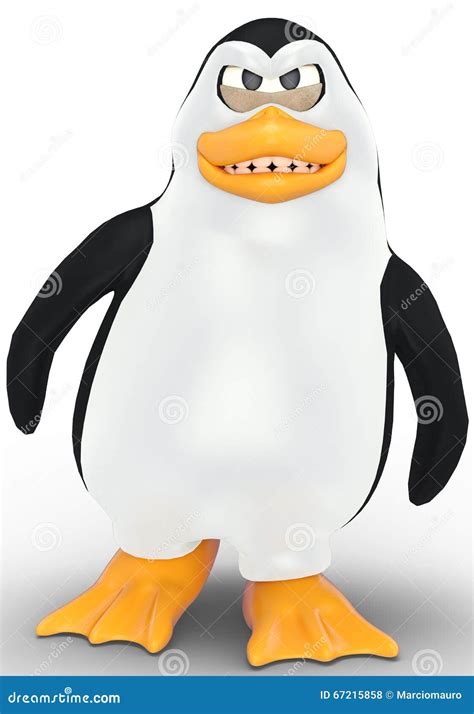 Penguin Angry Stock Illustration Illustration Of Angry 67215858