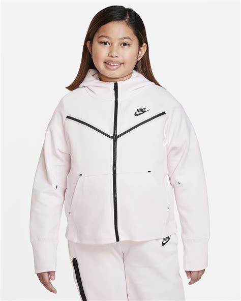 Nike Sportswear Tech Fleece Windrunner Big Kids Girls Full Zip