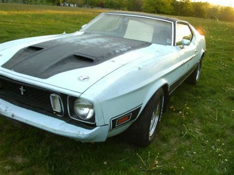 Sell Used 1973 Ford Mustang Mach 1 Q Code Cobra Jet 4 Speed Fastback