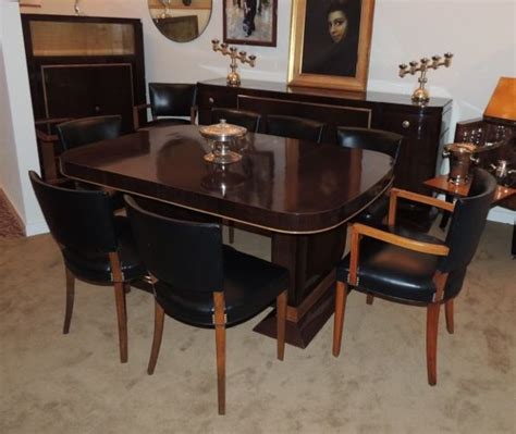 Art Deco Dining Room Furniture By Dominique Paris French 1930s