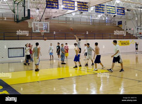 High School Gym Class Is For Learning And Exercise Stock Photo 4977525
