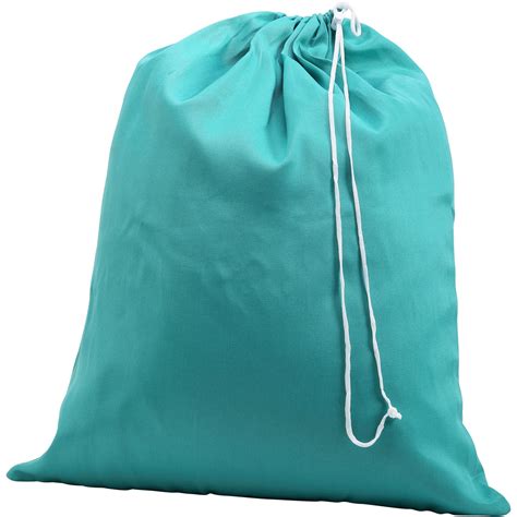 Mainstays Teal Splash Heavy Duty Fabric Laundry Bag 5 Count