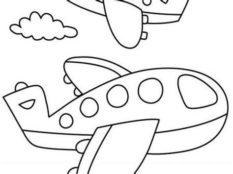 Free And Easy To Print Airplane Coloring Pages Tulamama