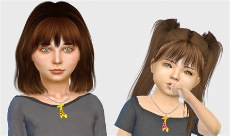 Giraffe Necklace Kids And Toddlers At Simiracle Sims 4 Updates