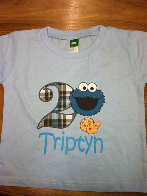 2 Year Old Birthday Shirt With Plaid Flock And Glow In The Dark Eyes By