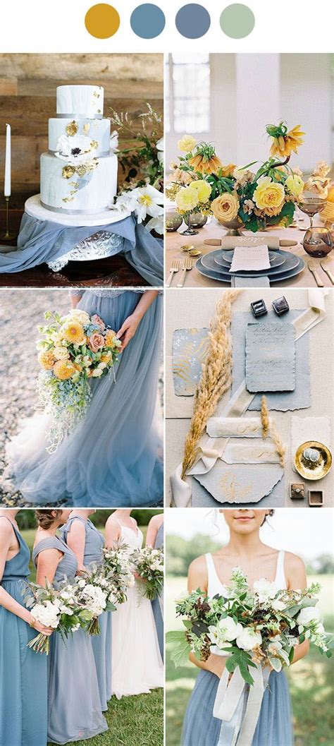 Dusty Blue Wedding Color Palettes That Will Totally Inspire You Page Hi Miss Puff