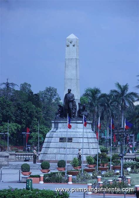 Detail Front View Of Rizal Shrine Monument