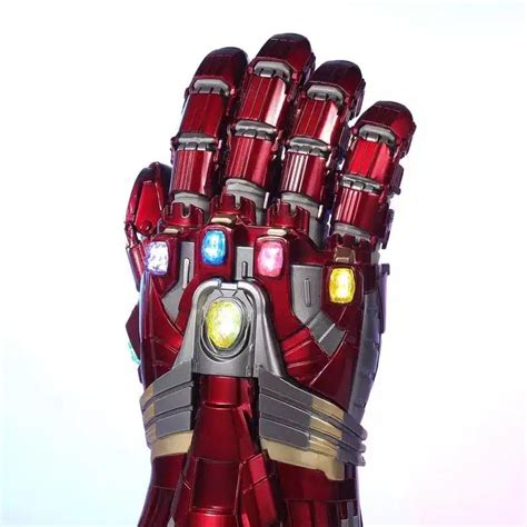 Metal Iron Man Mk85 Nano Gauntlet Prop Replica Marvel Official