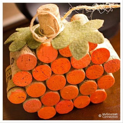 How To Make A Wine Cork Pumpkin Pumpkins Corks And Wine