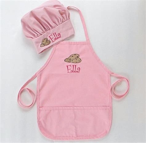 Personalized Apron And Chef Hat For Kids Childrens