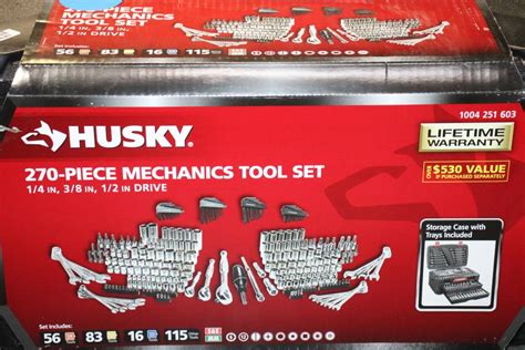 Husky Mechanics Tool Set 270 Piece Property Room