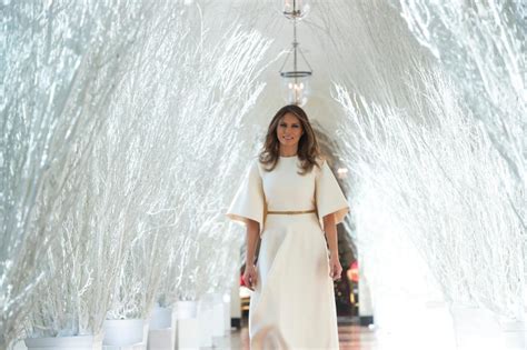 Listen Up Cowards Melania Trumps White House Christmas Decorations
