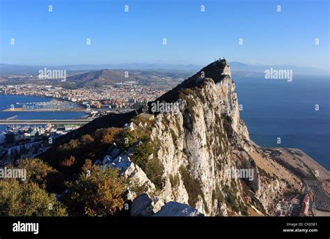 The Rock Of Gibraltar Stock Photo Alamy