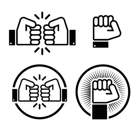Royalty Free Fist Bump Clip Art Vector Images And Illustrations Istock