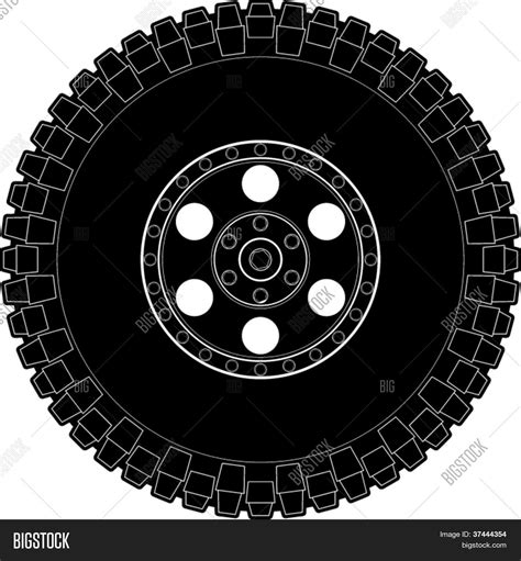 Off Road Tire Symbol Vector And Photo Bigstock